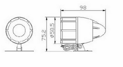 Dual Tone Car Horn Electric Car Horn Alarm Siren (FBELE)