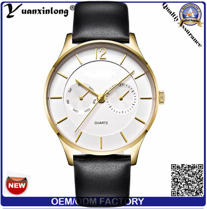 Yxl-560 Watch Manufacturer 2016 Business Mens Luxury Watches Stainless Steel Gold Quartz Wrist Watch Men