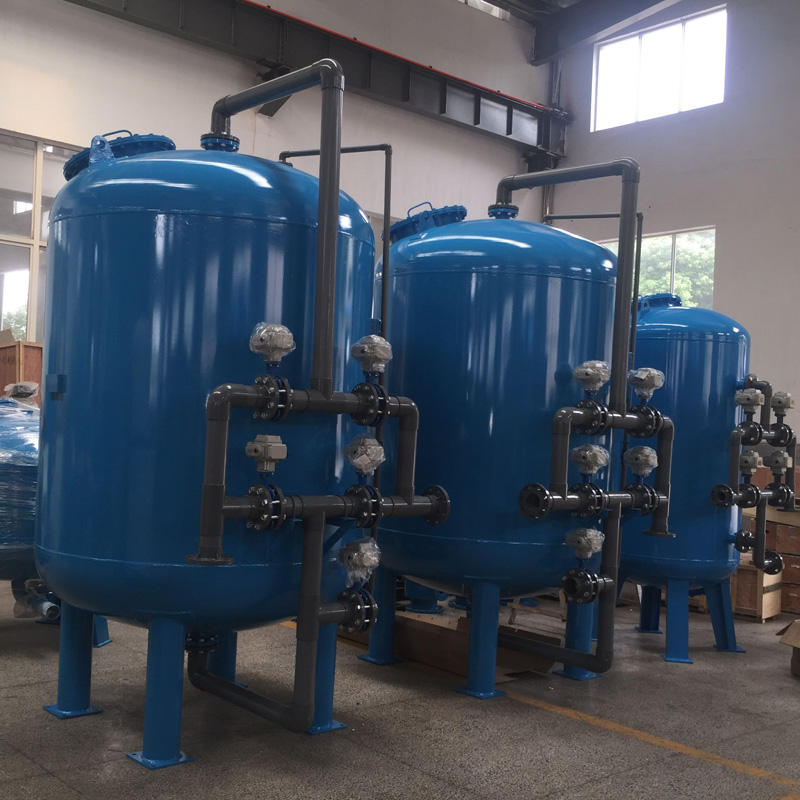 Industrial Sand Filter Pressure Vessels with Internal Rubber Lining