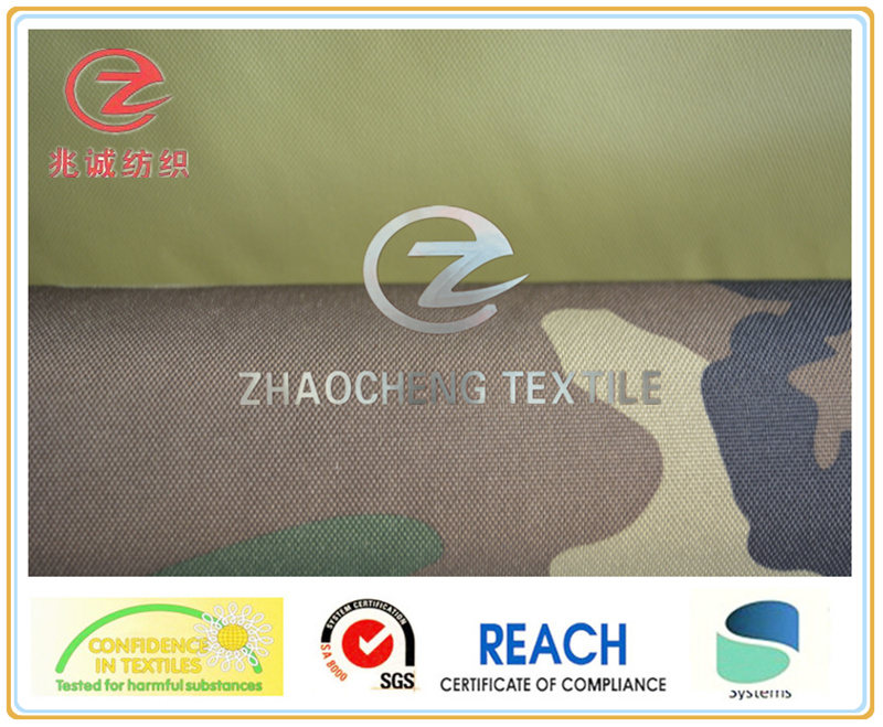 600d Desert Camouflage Printing PVC Coated 380GSM (ZCBP009)