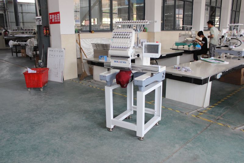 High Speed 1 Head 1200 Rpm Computer Embroidery Machine