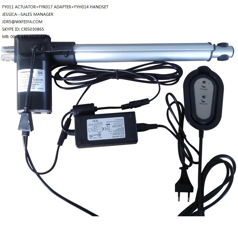 Electric DC Linear Actuator for TV Lift 450mm Stroke 1500n