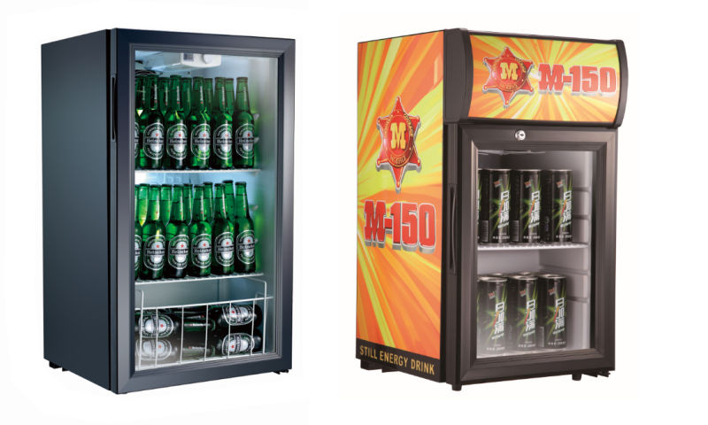 52L Table Top Glass Door Display Mini Fridge