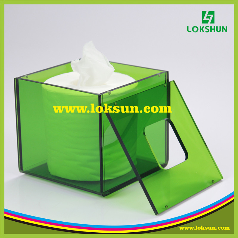 New Design Acrylic Napkin Tissue Box Container Used in Hotel