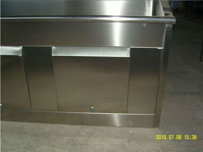 Two Persons Stainless Steel Scrub Sink