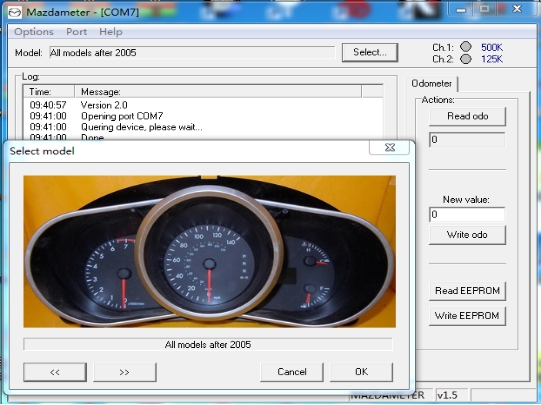 Mazda OBD Tool for Mazda Odometer Correct and Airbag Moduel Repair