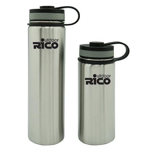 Stainless Steel Vacuum Sports Bottle with Loop 750ml