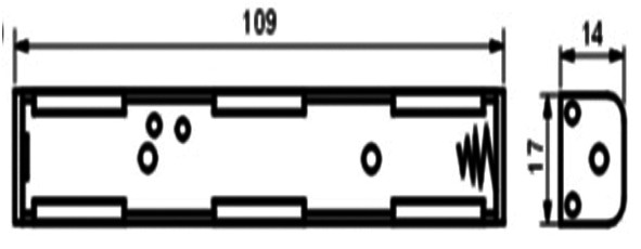 Lr44 Battery Holder Waterproof Battery