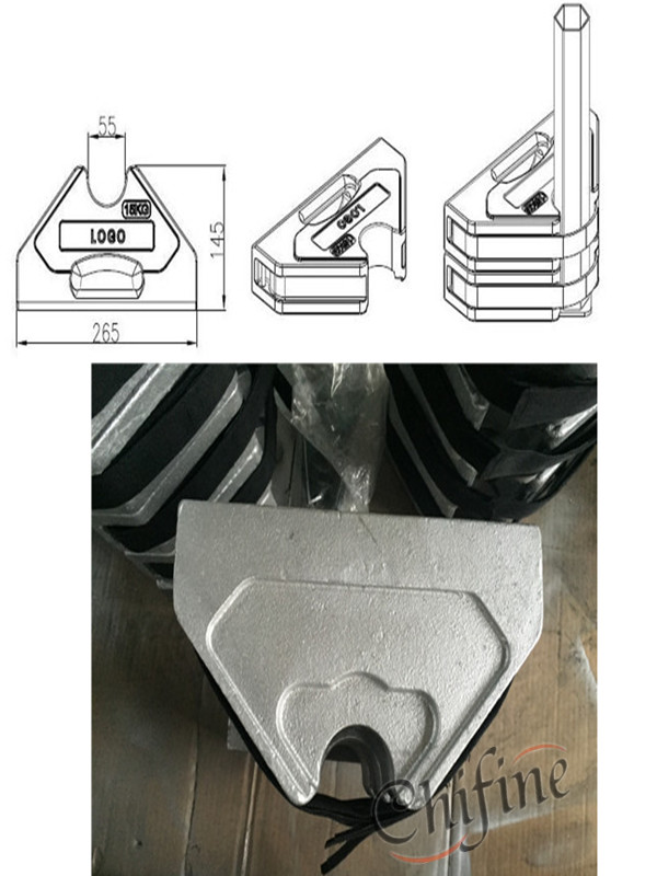 Gazebo and Tent Leg Weight by Sand Cast