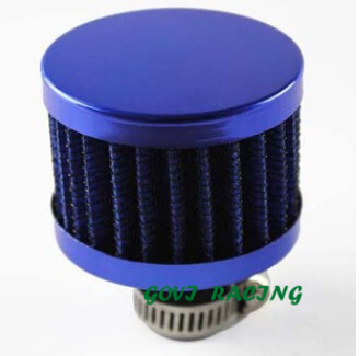 Blue Motorcycle Air Filter 13mm Car Air Intake Filter