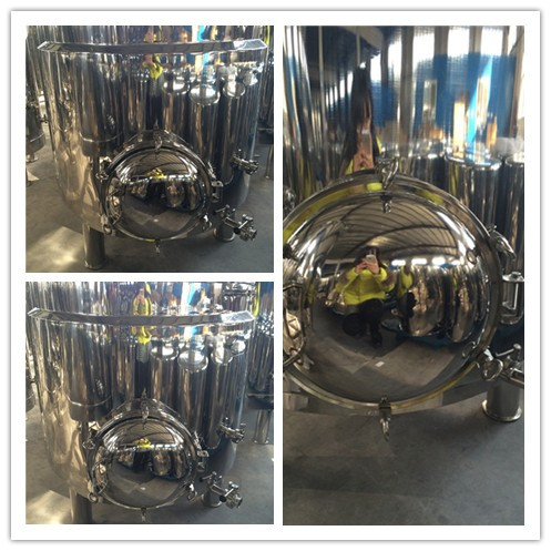 Beer Brewing Equipment Stainless Steel Mush Tun with Manhole