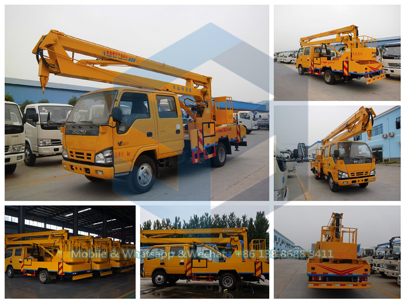 Isuzu 600p 16m Articulated Booms Aerial Working Platform Truck