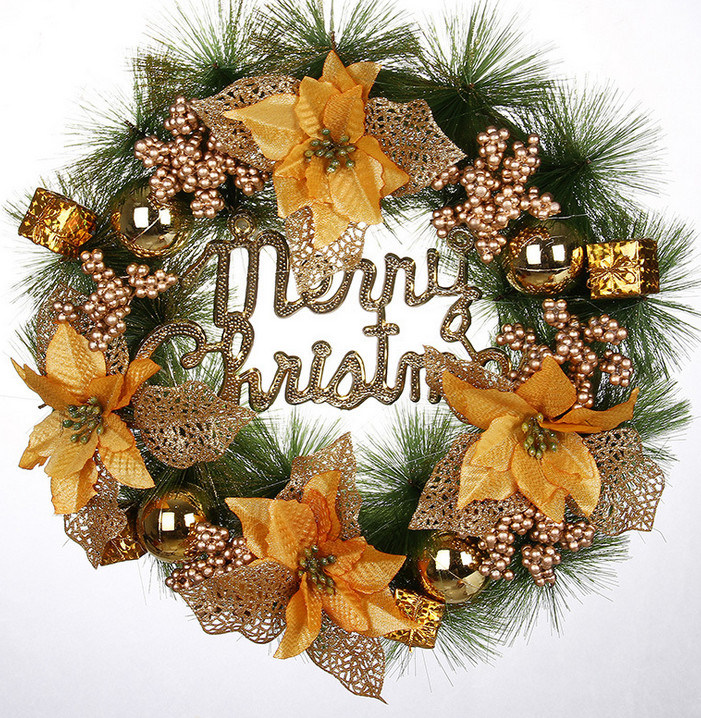 OEM Hot Sale Christmas Wreath and Garland for Hang Decoration