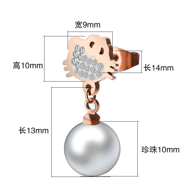 Stainless Steel Jewelry Fashion Pearl Earrings (hdx1125)