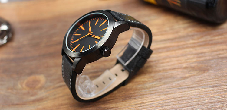 Genuine Leather Watch Fashion Alloy Watch Hl-304