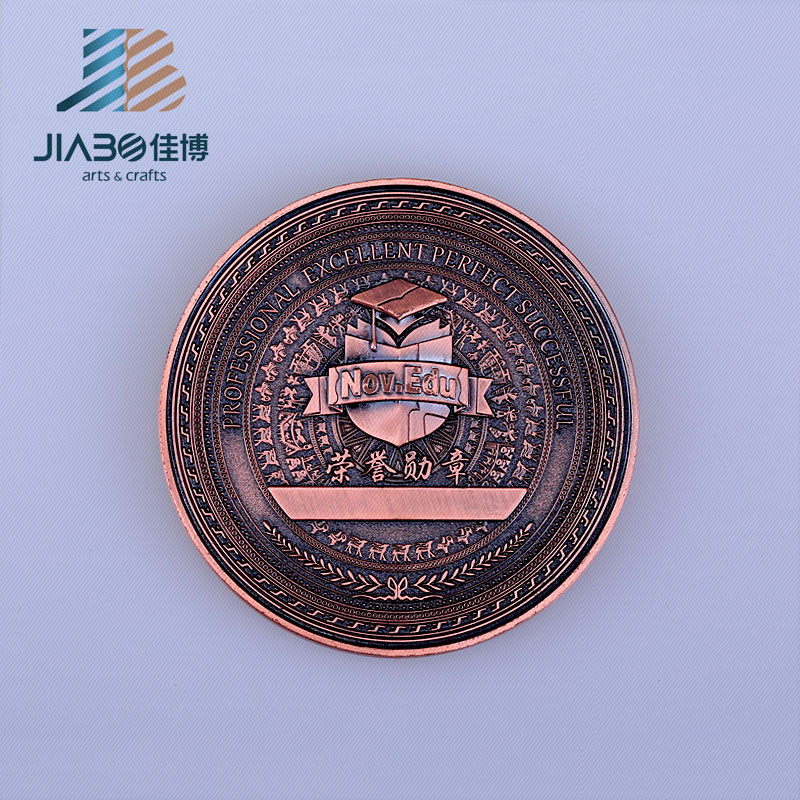 70mm Cheap Metal Souvenir Old Coins Custom Challenge Coin