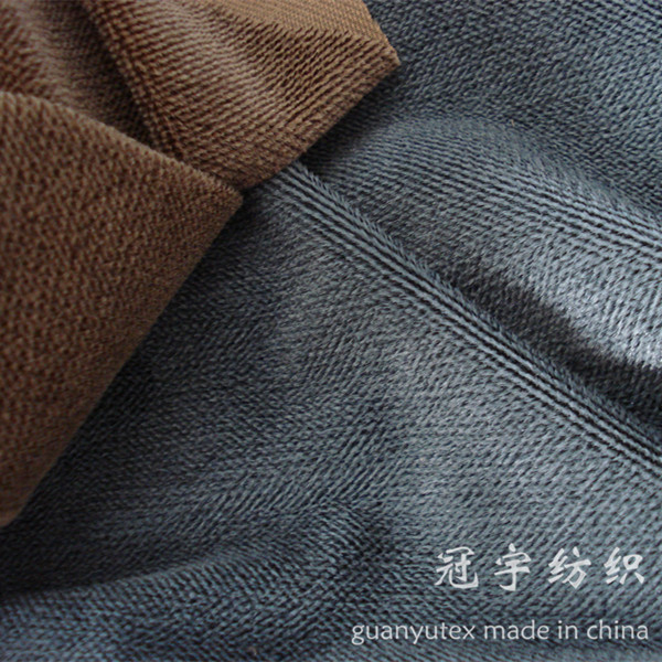 Velour Fabric with Two-Tone Color for Home Textile