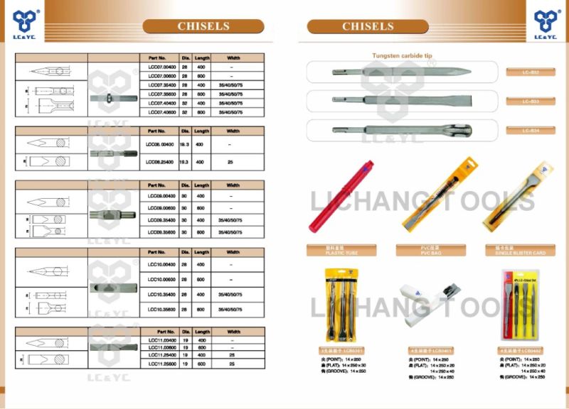 SDS-Plus Chisel with Different Size