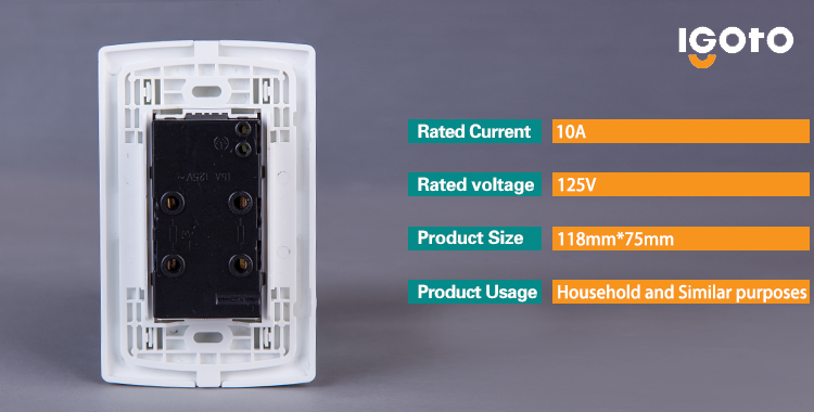 118*75mm Peru Supermarket Universal Twin Receptacle