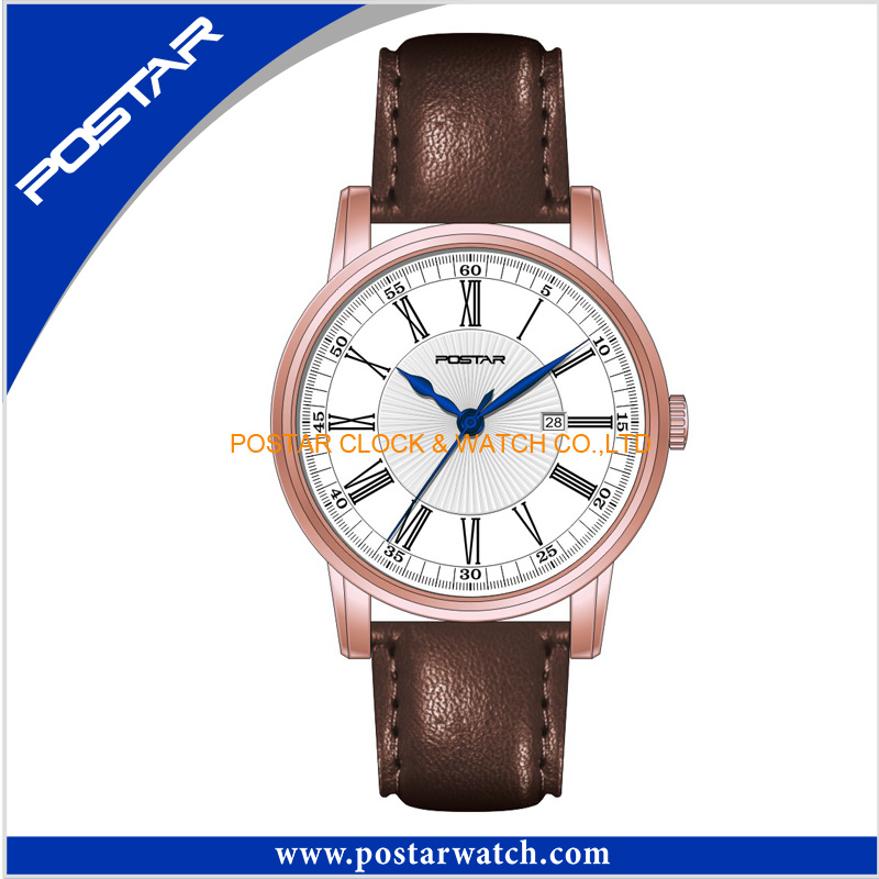 Hot! Unisex Swiss Watch Leather and Top Grade Wristwatch