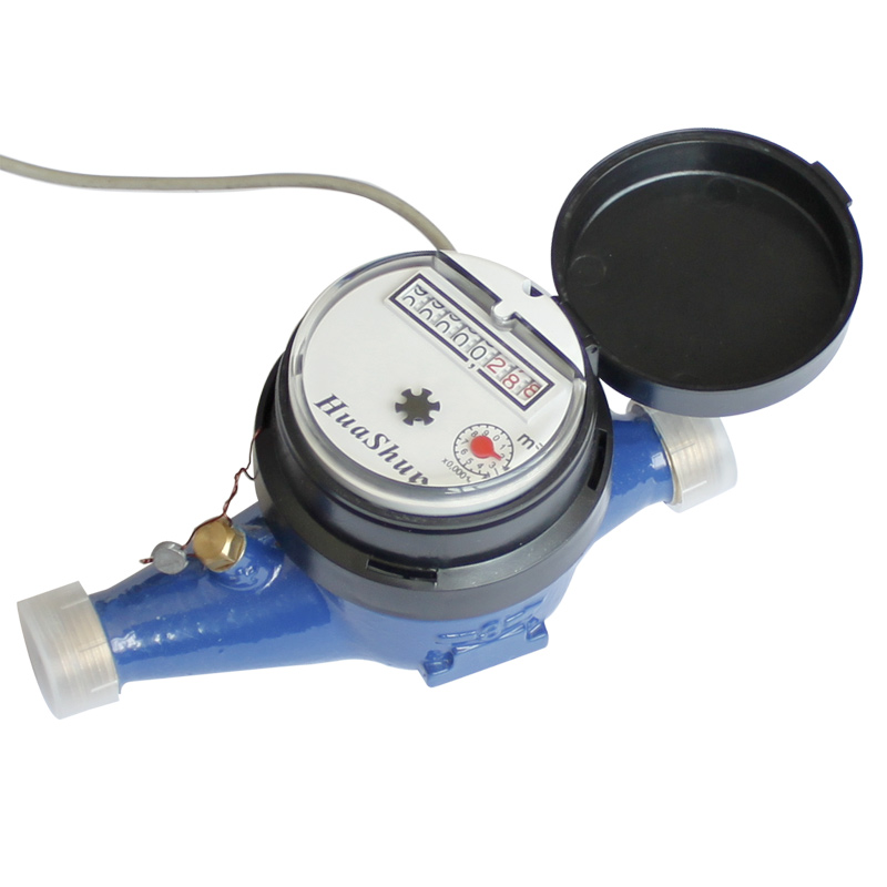 AMR Multi Jet Dry Type Brass Water Meter with Pulse Output Function