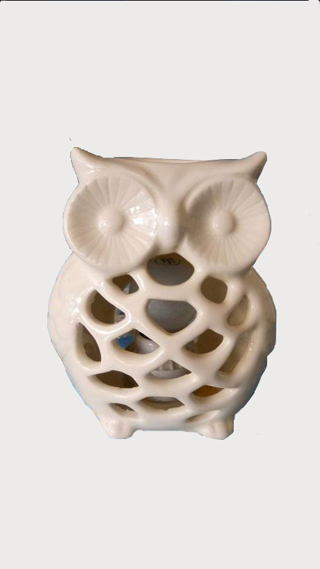 Owl Shape Lamp Night Light Incense Burner