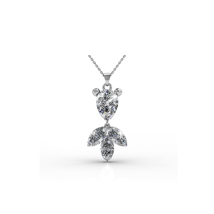 Destiny Jewellery Crystal From Swarovski Goldfish Pendant & Necklace