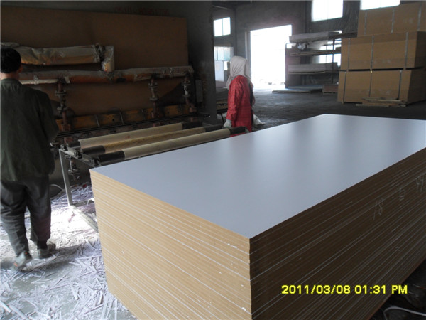 E0 Grade Melamine MDF Indoor Usage