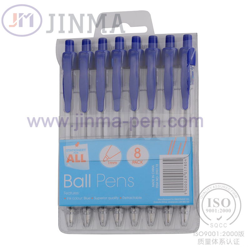 The Most Popular Gift Box with 8 PCS Gel Ink Pen Jms1036A