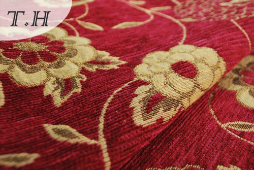 Most Popular Chenille Jacquard Fabric Sofa in Africa Especially