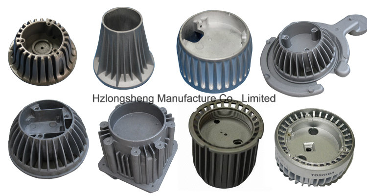 LED Aluminum Street Light Housing Die Casting Parts