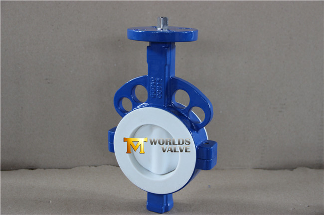 PTFE Coated Wafer Type Butterfly Valve with Ce ISO Wras Approved (CBF04-TA01)