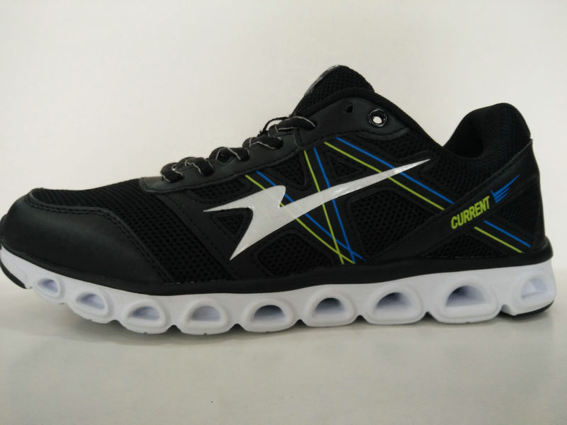 Men's Black Light Running Shoes with Special Design Outsole