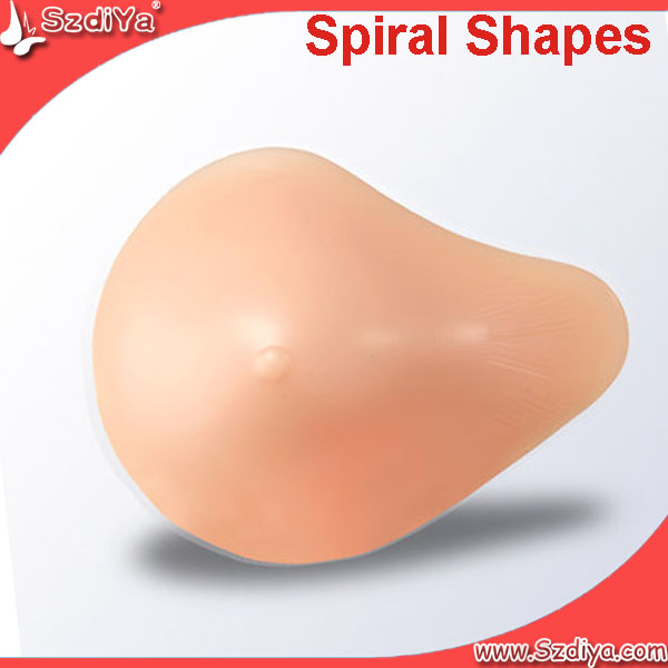 Natural Making Fake Silicone Breast Forms with Strap (DYSB-005)