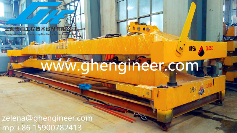 Semi-Auto Frame Steel Lifting Beam Container Spreader