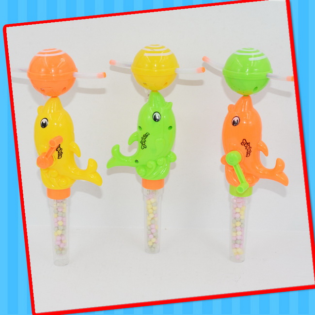 New Design Music & Flash Dolphin Toy with Candy