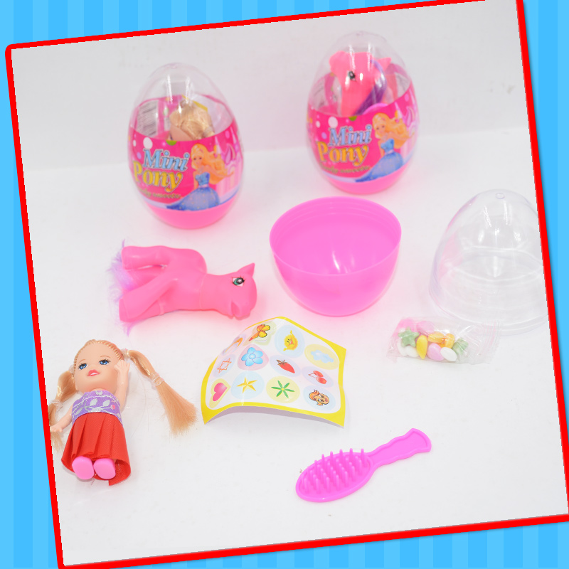 Surprise Egg Container Toy with Candy