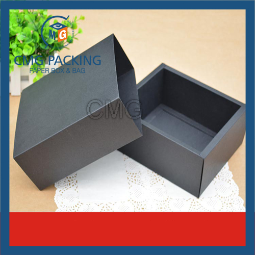 Black Card Folded Paper Box with Sponge