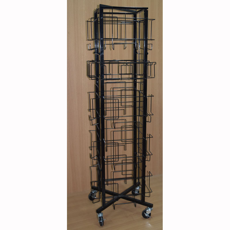 American Style 24 Pocket Rolling Frames Display Rack (PHY2047)