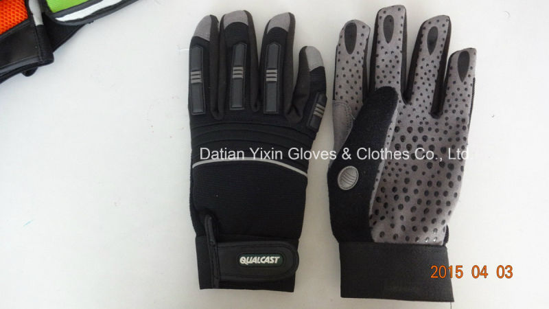 Heavy Duty Glove-Work Glove-Safety Glove-PVC Dotted Glove-Labor Glove-Industrial Glove