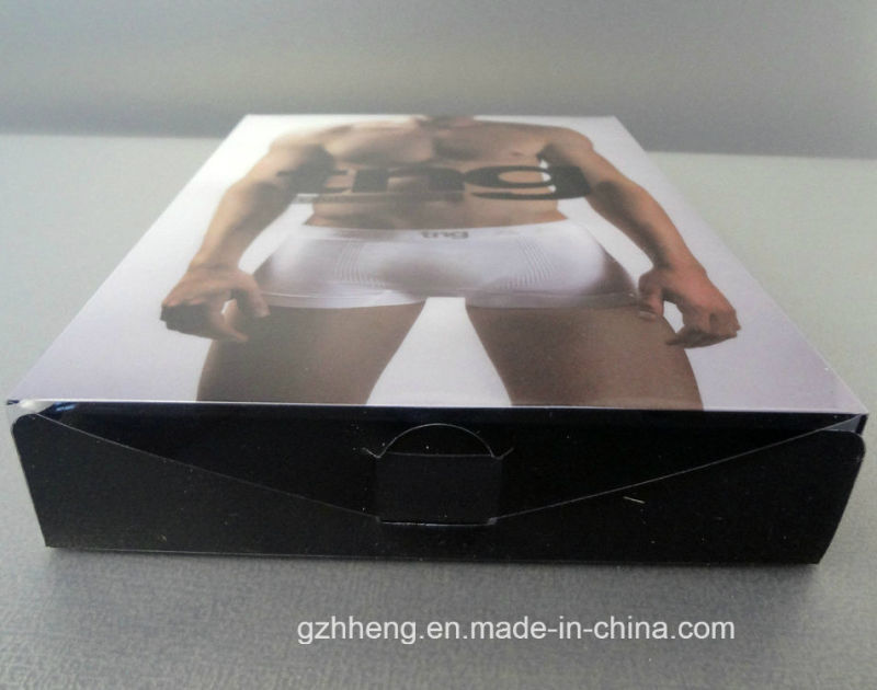 Custom printed plastic box for apparel (gift packaging)