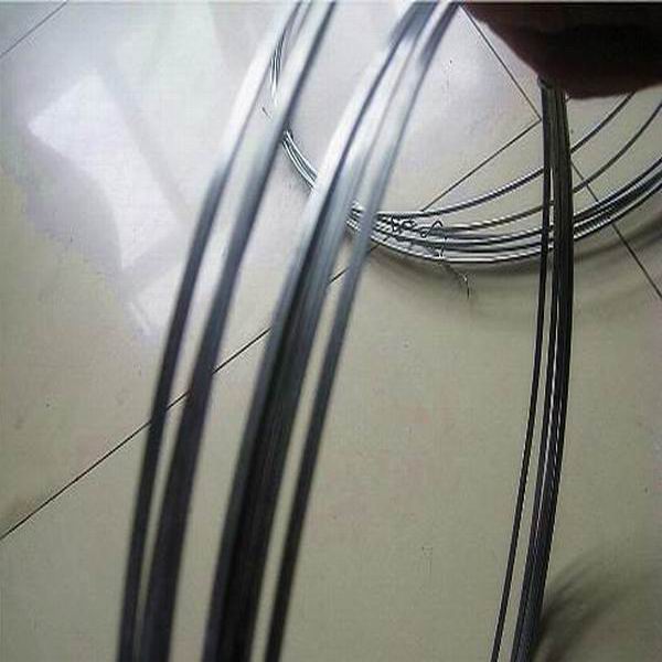 2.4X3.0mmm (17/15) 1000m 1250m Oval Galvanized Steel Wire