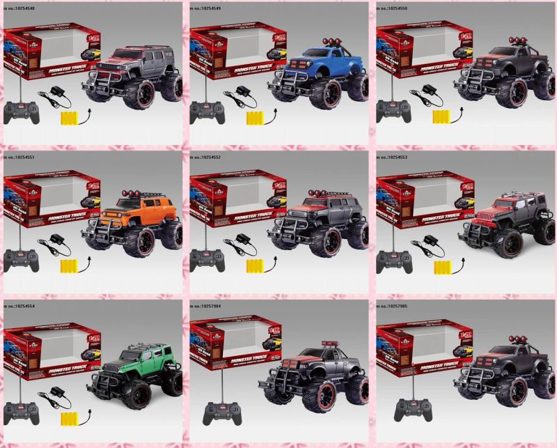 Four Function R/C Car Toys with Big Wheel for Children