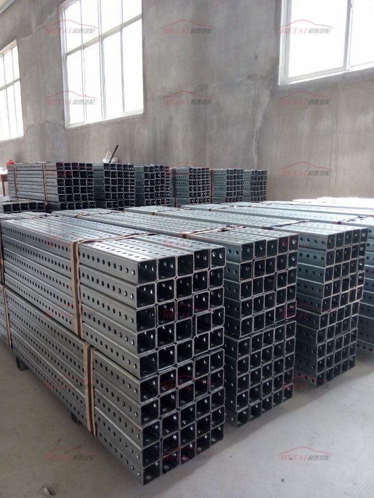 Perforated Steel Square Tube for Traffic Sign Support