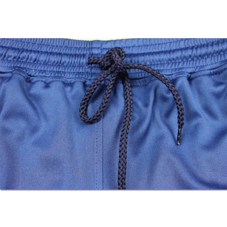 Custom Plain blue High Quality Polyester Running Mens Shorts