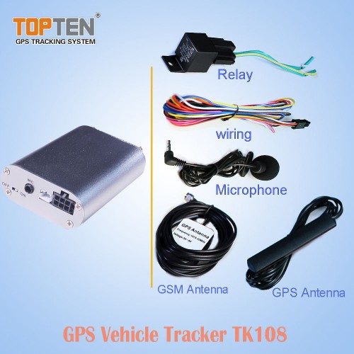 850/900/1800/1900MHz Smartphone GPS GSM Car Alarm System Tk108-Ez