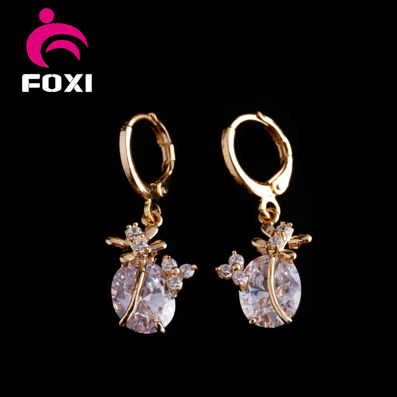 Champagne CZ Stone Fashion Hot Sale Jewelry Sets for Women Party