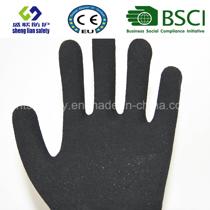 Cut Resistant Safety Work Glove with Sandy Nitrile Coated Safety Gloves