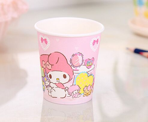 Colorful Hello Kity Party Cups for Cold Drink Paper Cups