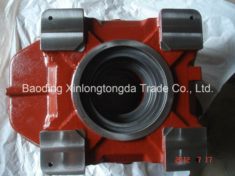 Sand Casting Gear Box with Painted Red